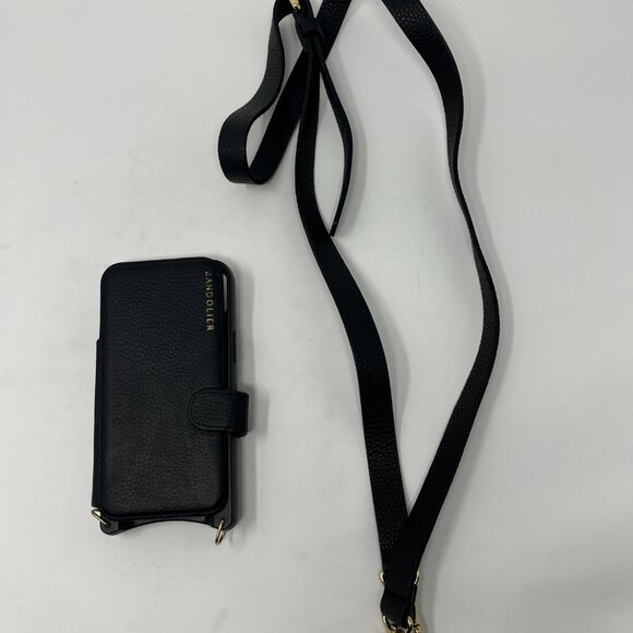 BANDOILER LEATHER CROSSBODY PHONE CASE / FOLIO STYLE. Fits iPhone 13. - Picture 5 of 7